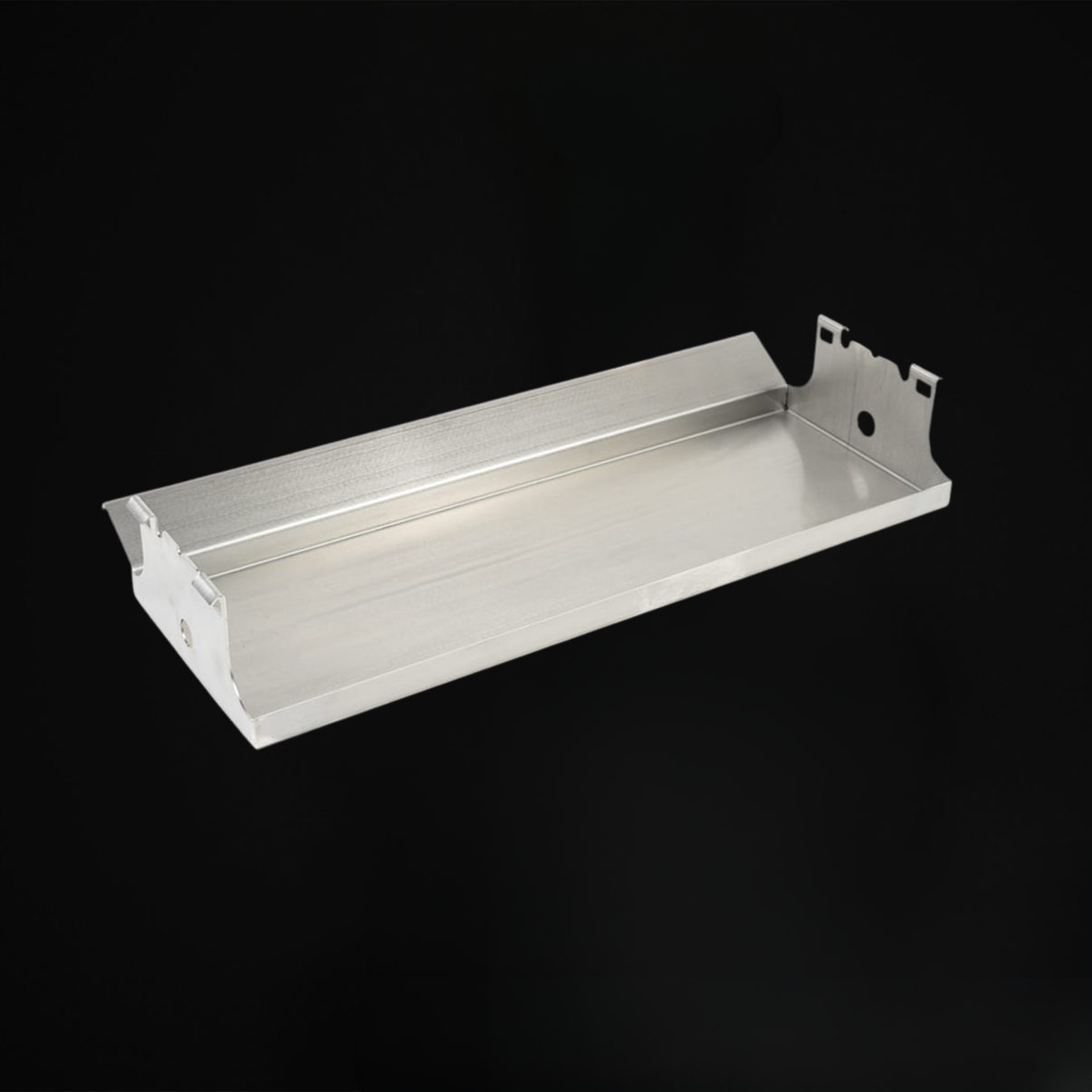 Merklinger Rotisserie Tropfwanne aus Edelstahl zum Auffangen von Fett und Bratensaft